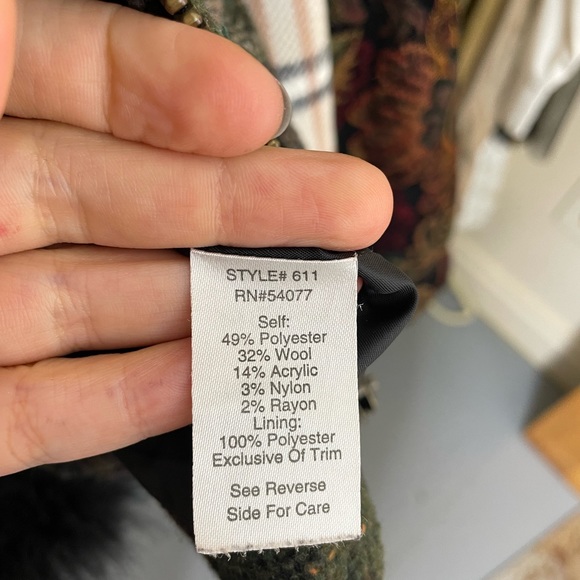 CAbi Plaid Vest - Brown and Gray - Picture 4 of 16